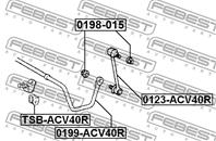 [0123ACV40R] Febest Тяга стабилизатора