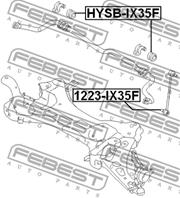 1223-IX35F_тяга стабилизатора переднего л.+п.! KIA Sportage 10&gt