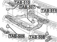 TAB508 FEBEST САЙЛЕНБЛОК ПОДРАМНИКА () F