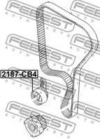 Натяжитель ремня ГРМ VOLVO S40/S80/XC90 2.0-2.5