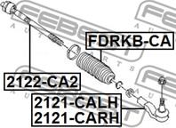 Наконечник правый ford mondeo ca2 2007-