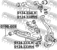 Рычаг TOYOTA LAND CRUISER 100 98-07 пер.нижн.лев.