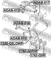 ОПОРА ШАРОВАЯ ПЕРЕДНЕГО НИЖНЕГО РЫЧАГА AUDI A5/S5 