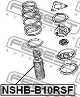 FEBEST NSHB-B10RSF Пыльник+отбойник NISSAN ALMERA CLASSIC 06-пер.с отб.к-кт на 1 амортиз.