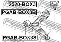 FEBEST PGAB-BOX3S Сайлентблок рычага PEUGEOT BOXER/CITROEN JUMPER/FIAT DUCATO 06- пер.подв.передн.