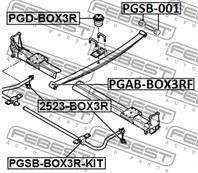 FEBEST PGSB-001 Втулка рессоры FIAT DUCATO (250) 06-