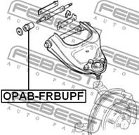 FEBEST OPAB-FRBUPF Сайлентблок рычага OPEL FRONTERA B/ISUZU RODEO 98-04 пер.подв.