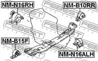 Опора двигат.NISSAN ALMERA B10RS (CLASSIC) 2006-2012