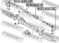 Наконечник рулевой 0121-kgc15r