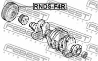 Шкив коленвала f4r