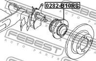 Подшипник-ступица зад.NISSAN ALMERA 2006-2012