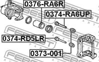 FEBEST 0374-RA6UP Втулка направляющая суппорта HONDA ACCORD/CIVIC 95- задн.