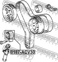 Ролик натяж. ремня ГРМ TOYOTA CAMRY 01-06