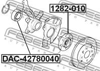 1282-010_ступица колеса передняя! KIA Ceed/Cerato