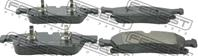 Колодки передние mercedes benz ml-class 166 2011- 1601-166f