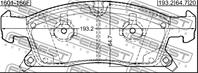 Колодки передние mercedes benz ml-class 166 2011- 1601-166f