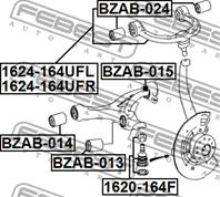 Рычаг передн верхн правый 1624-164ufr