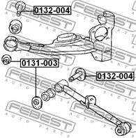 FEBEST 0132-004 Втулка с эксцентриком TOYOTA RAV4 00-05 зад.подв.