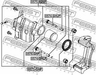 Р/к-т суппорта тормозного Fr MAZDA 6 GH 08-13