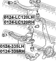 Рычаг toyota land cruiser prado 02-09