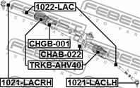 FEBEST 1022-LAC Тяга рулевая CHEVROLET LACETTI 03-08