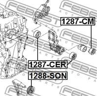 Ролик натяжной hyundai santa fe (cm) 2006-