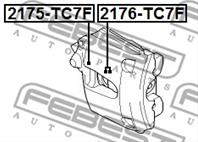 Поршень суппорта FORD TOURNEO CONNECT 02-13 пер.