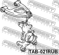 FEBEST TAB-021RUB Сайлентблок цапфы TOYOTA MARK 2 92-96 зад.подв.