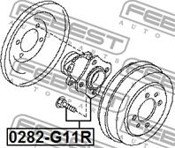 Ступица задн 0282-g11r