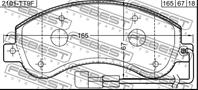 Колодки пер frd transit tt9 06-13