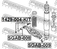 Сайленблок задн. тяги Ssang Yong Rexton II 06&gt