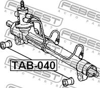 Опора рулевой рейки tab-040