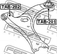 [TAB202] Febest Сайлентблок рычага