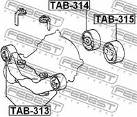 Опора дифференциала tab-313