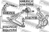 Рычаг HONDA CIVIC FK 5D 06-12 пер.подв.прав.