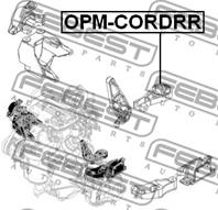 Опора двигателя OPEL CORSA D 06- зад.