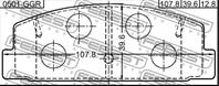 Колодки зад maz 6 gg 02-08