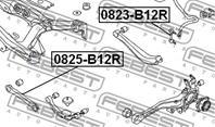 [0823B12R] Febest Тяга стабилизатора