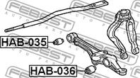 С/блок переднего рычага наружный HONDA ACCORD V (1993-1996)