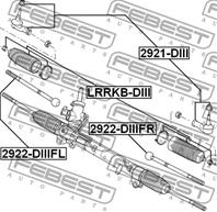 Тяга рулев.лев. Land Rover Discovery III 05-09