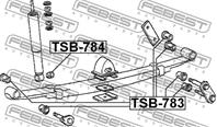 ВТУЛКА ЗАДНЕГО АМОРТИЗАТОРА (TOYOTA DYNA 150/TOYOACE G15 LY1/LY2/YY1/YY2 1995-2001) FEBEST