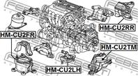 Опора двигателя передняя HONDA ACCORD CU 2008-2012 HM-CU2FR