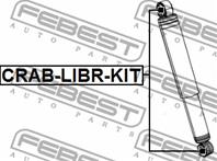 Сайлентблок задн амортизатора jeep grand cherokee iii 04-10 (компл-2шт) crab-libr-kit