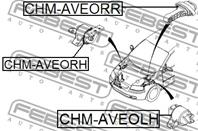 ОДУШКА ДВИГАТЕЛЯ ЗАДНЯЯ CHEVROLET AVEO T200 2003-2008 Febest