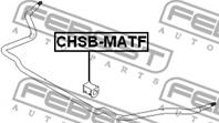 FEBEST CHSB-MATF Втулка стабилизатора DAEWOO MATIZ/SPARK пер.