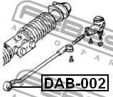 FEBEST DAB-002 Сайлентблок рулевой тяги DAEWOO NEXIA 95-09/CHEVROLET LANOS 97-02