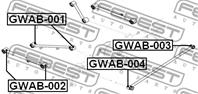 С/блок заднего продольного рычага GREAT WALL HOVER (2005&gt)