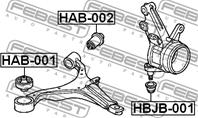 Cайлентбл.перед.рычага Fr HONDA CIVIC 01-06