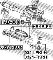 Наконечник правый honda civic fk 2006-2012