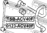 [tsbacv40f] FEBEST ВТУЛКА СТАБИЛИЗАТОРА